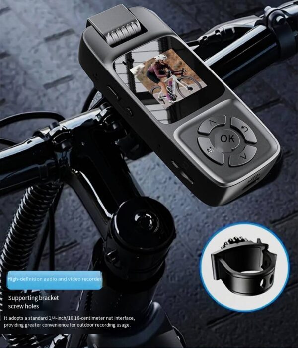 Ultra-clear portable back-clip infrared night vision action sport camera with video audio recording - Image 8
