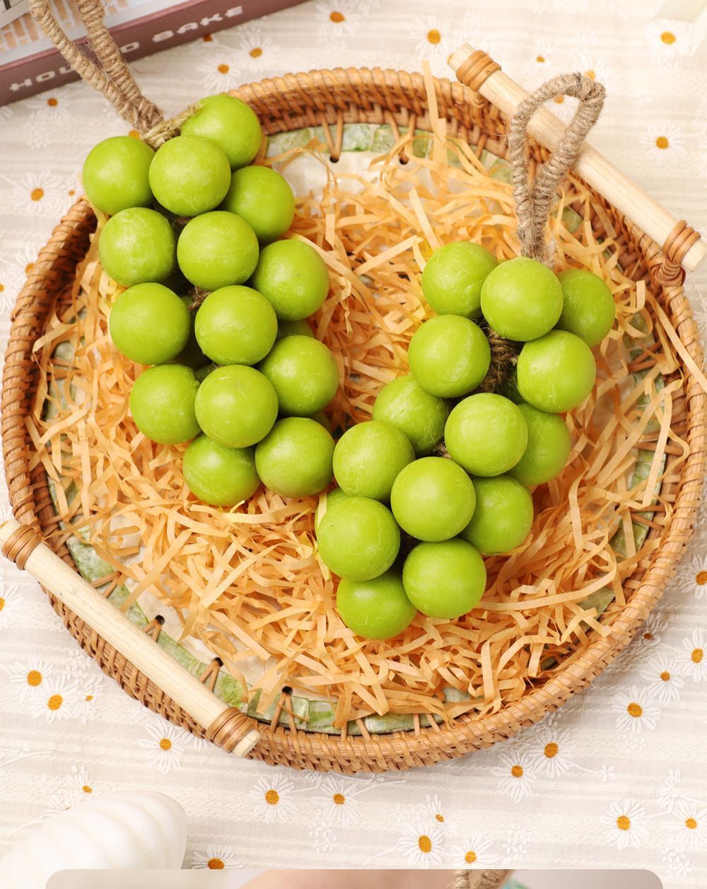 Home decoration gift handmade travel business trip grape soap aromatherapy 30pcs