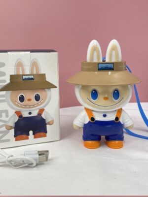 POP MART Labubu mini USB type C charger fan