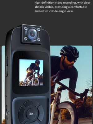 Ultra-clear portable back-clip infrared night vision action sport camera with video audio recording