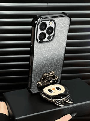 POP MART Labubu Shining Mobile phone holder case with mirror for iphone/oppo/huawei/xiaomi