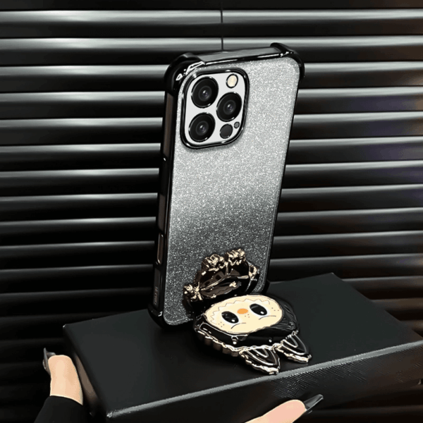 Labubu POP MART Shining Mobile phone holder case with mirror for iphone/oppo/huawei/xiaomi - Image 4