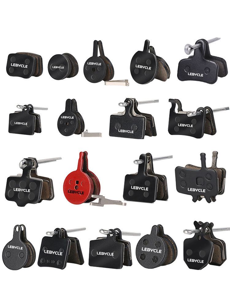 Mountain bike road bicycle brake pads, resin brake pads, semi-metal disc brake pads, brake pads, original accessories
