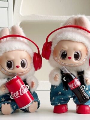 Labubu hat headphones pant cola shoes  cute clothing costume