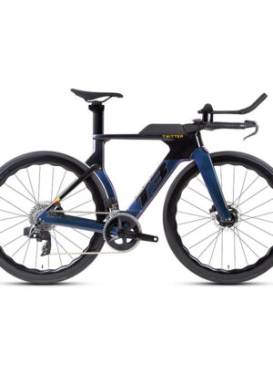 Full carbon TT Sram AXS wireless electric transmission 2*12 speed triathlon bike