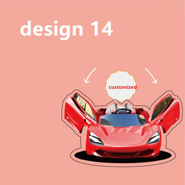 Customized solar  energy cute shaking head car bobble head ornament - Image 11