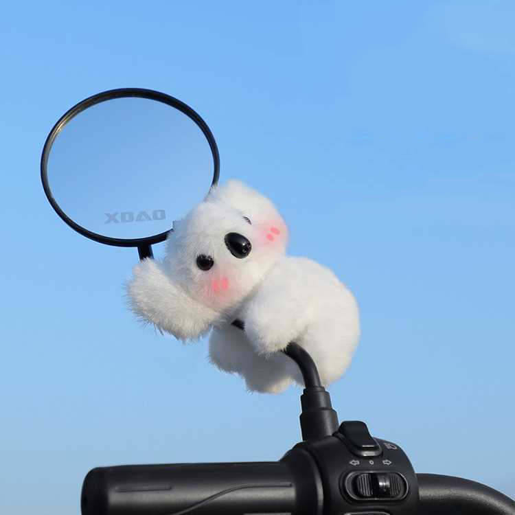white bike koala decoration