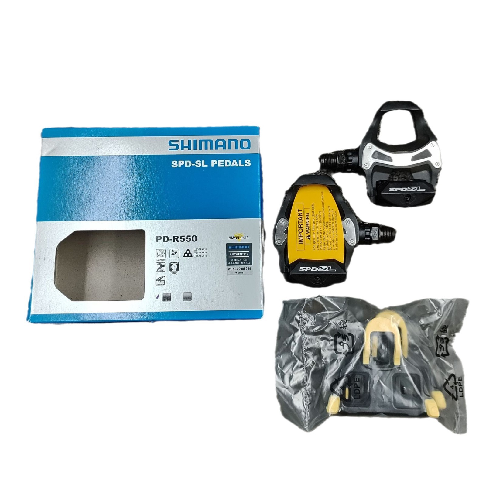 SHIMANO r550 spd pedals